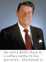 In 1988, after two terms in office, Ronald Reagan left the White House one of the most popular presidents of the twentieth century -- and one of the most controversial. A failed actor, Reagan became a passionate ideologue who preached a simple gospel of lower taxes, less government, and anti-communism. One by one, his opponents underestimated him; one by one, Reagan surprised them, rising to become a president who always preferred to see America as a ''shining city on a hill.''